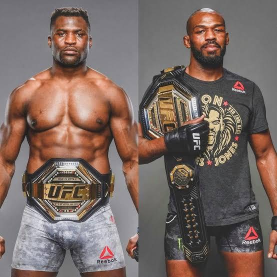 Francis Ngannou e Jon Jones