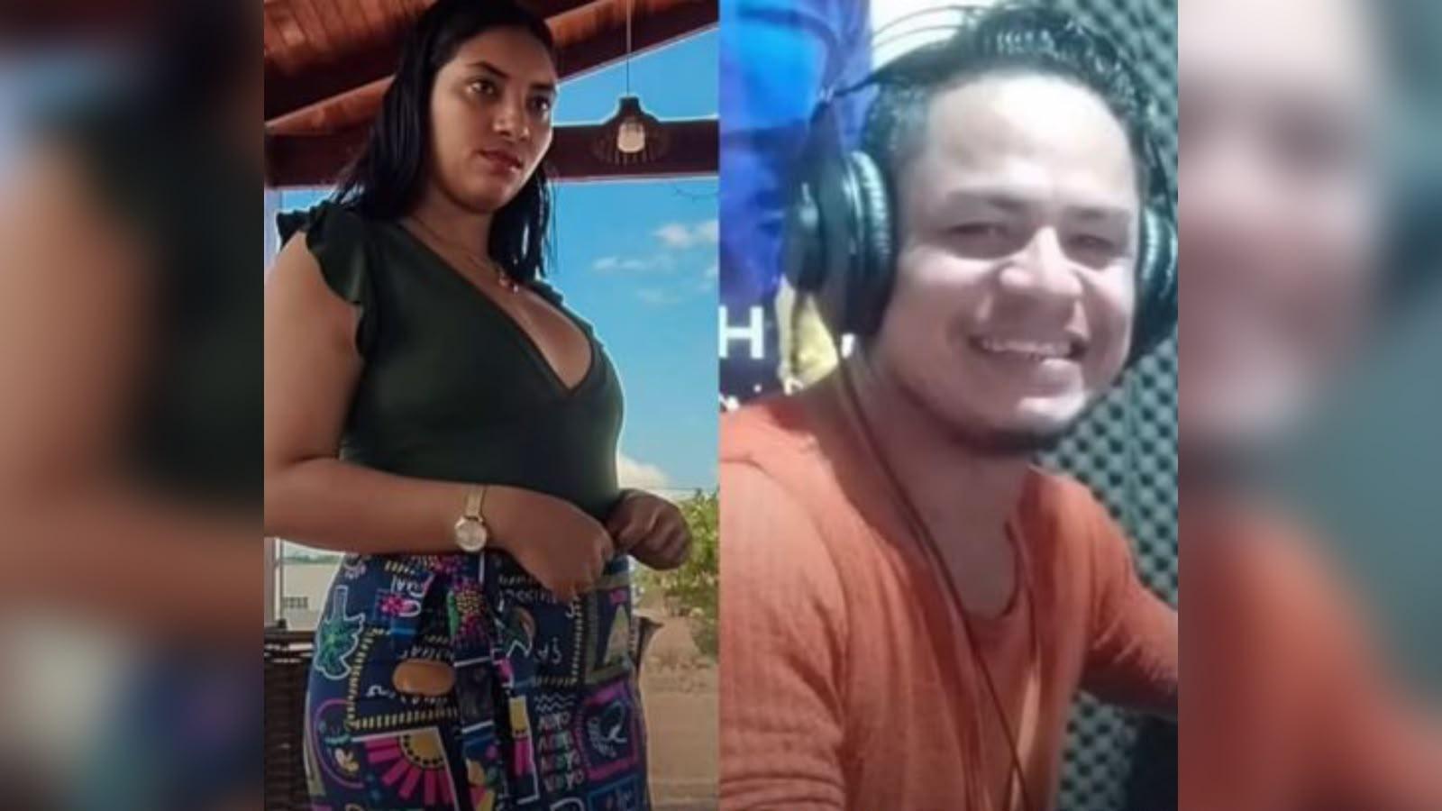 A imagem em destaque mostra o casal que foi morto a tiros no fim da noite de terça-feira (21/10).