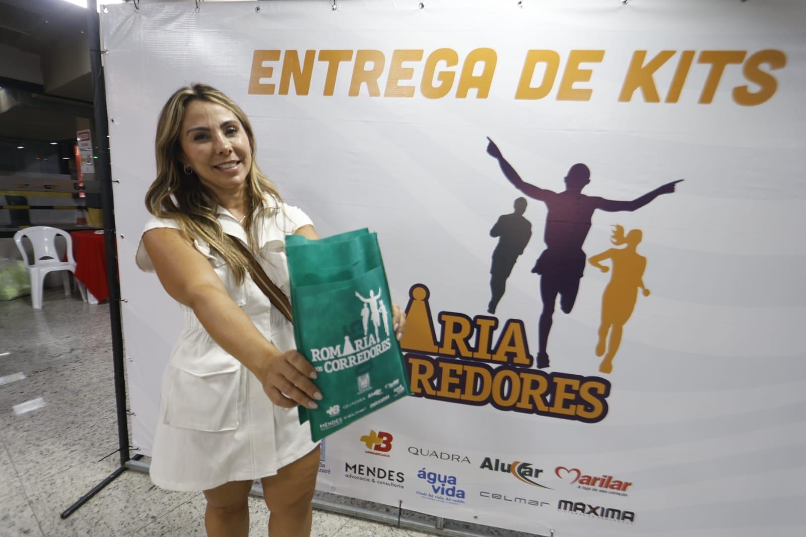 A empresária Larissa Leal, de 51 anos, destaca a união entre esporte e devoção a Nossa Senhora de Nazaré e se prepara para percorrer os 7 quilômetros com fé e disposição.