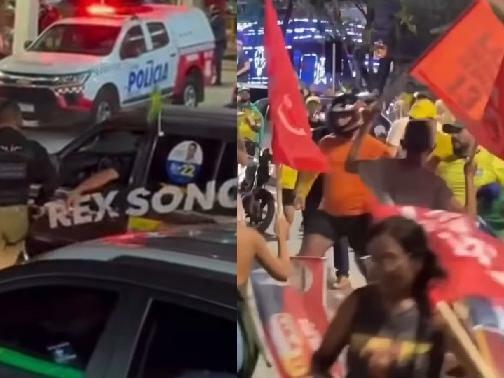 Um homem foi detido na avenida Visconde de Souza Franco por ameaçar estudantes com uma arma, e militantes brigaram na Pedro Álvares Cabral, em Belém, na noite desta quarta-feira (21).