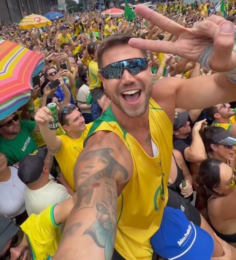 Jonas do BBB declarou apoio a Flávio