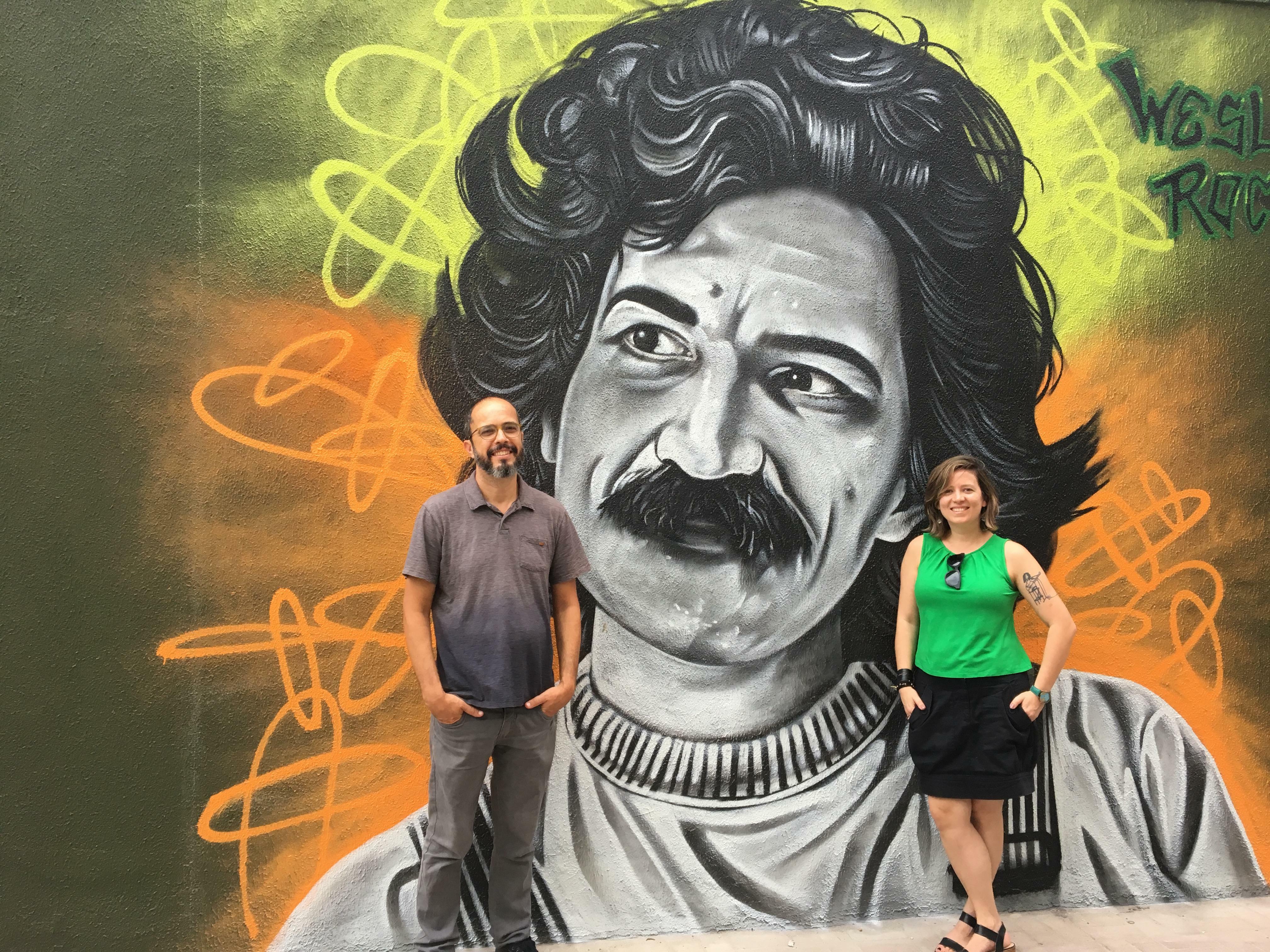 Chris Fuscaldo e Marcelo Bortoloti em Sobral