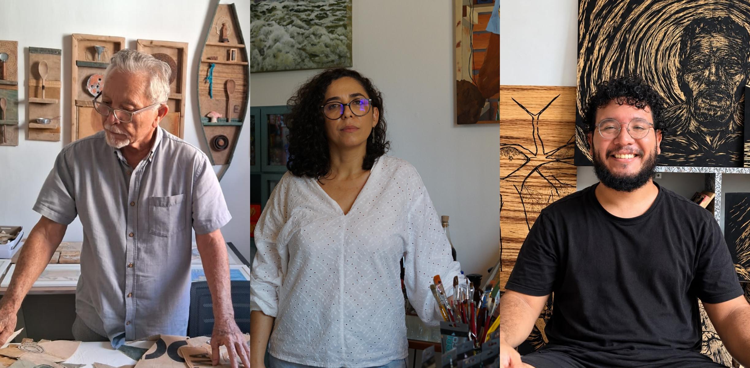 Emanuel Franco, Luciana Lemos e Bento: talentos que estarão na programação do Arte Pará 2026 em Belém