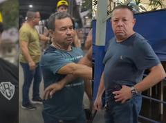 A imagem mostra os agressores.