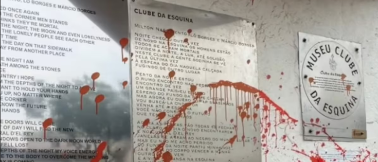 Memorial do Clube da Esquina é vandalizado em BH