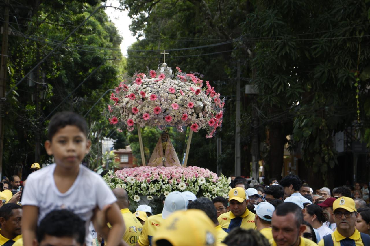 Missa reúne devotos antes da Romaria da Acessibilidade em Belém.