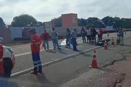 Colisão entre duas motos deixa feirante morto na PA-150, em Jacundá.