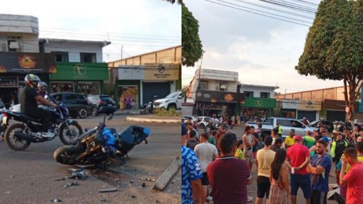 A imagem em destaque mostra o local onde o acidente ocorreu.