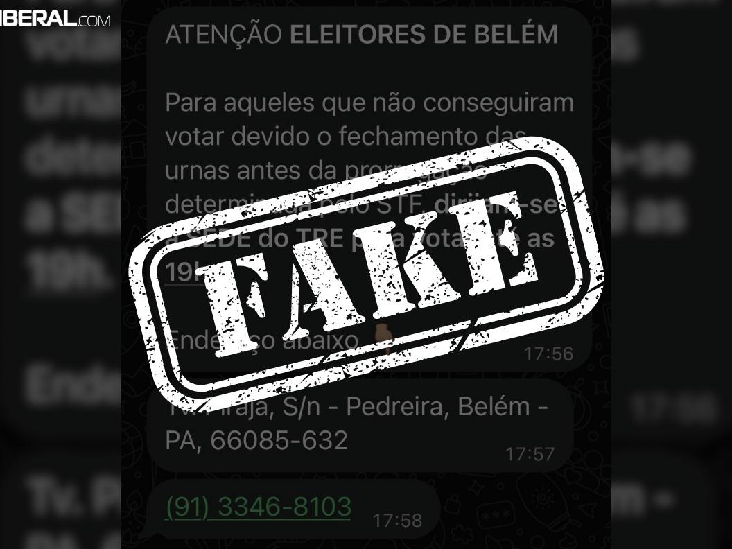 Eleitores devem ter cuidado com informações falsas sobre a votação neste domingo (25)