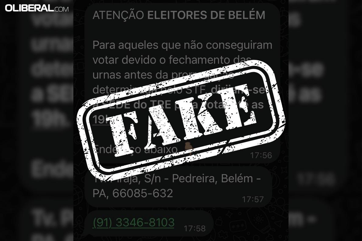 Eleitores devem ter cuidado com informações falsas sobre a votação neste domingo (25)