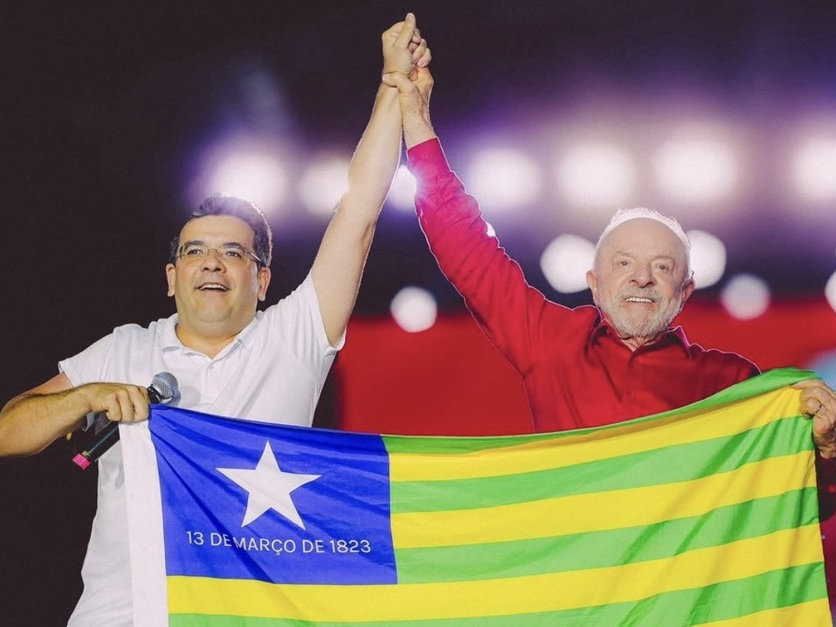 Rafael Fonteles e o presidente Lula