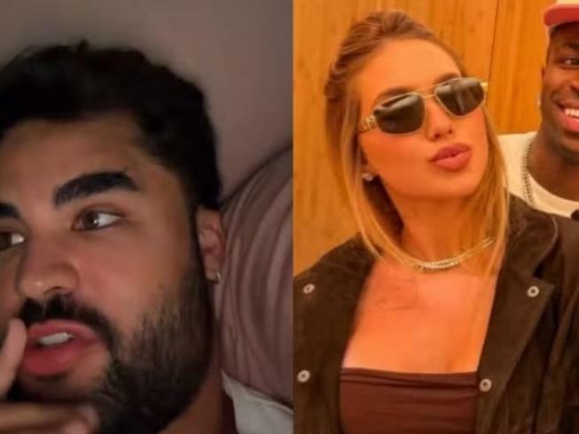 Lucas Guedez rebate unfollow de Vini Jr. e critica atitudes do jogador durante namoro com Virginia Fonseca