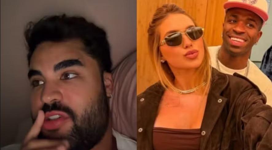 Lucas Guedez rebate unfollow de Vini Jr. e critica atitudes do jogador durante namoro com Virginia Fonseca