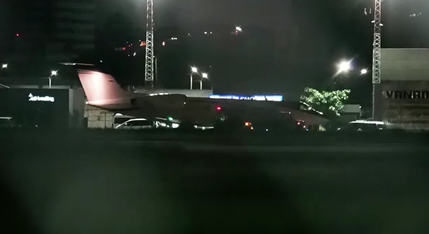 Avião que transportava o senador Flávio Bolsonaro