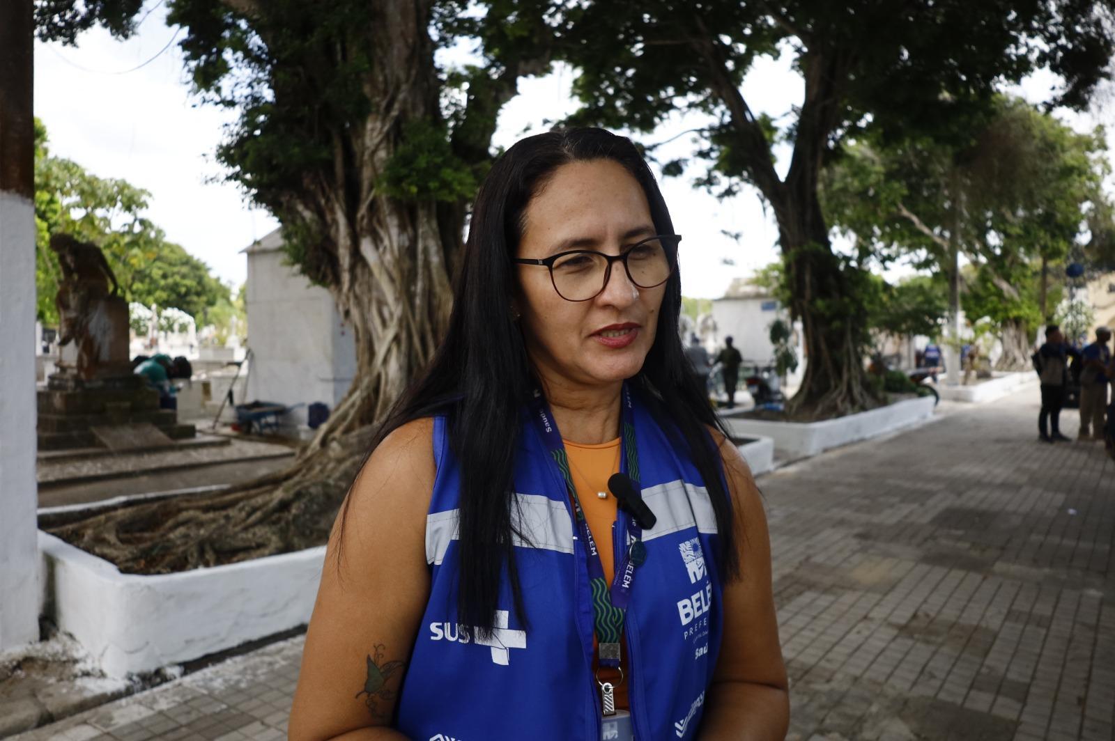Shirley Santos, chefe da Divisão de Controle de Endemias da Sesma.