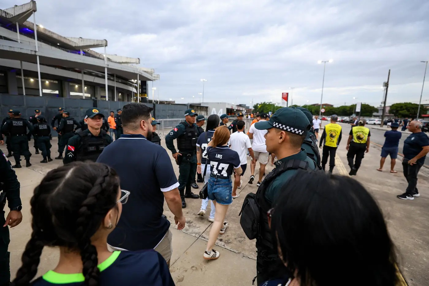 Segurança em Remo x Botafogo, no Mangueirão