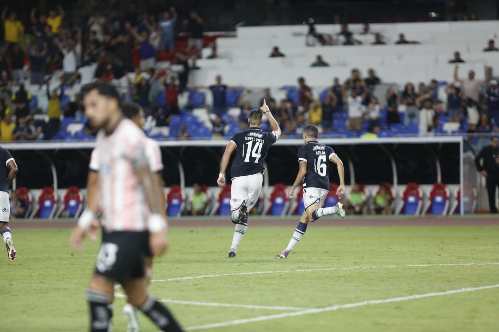 Leonel Picco marcou o segundo gol do Remo no jogo. (Cristino Martins/O Liberal)