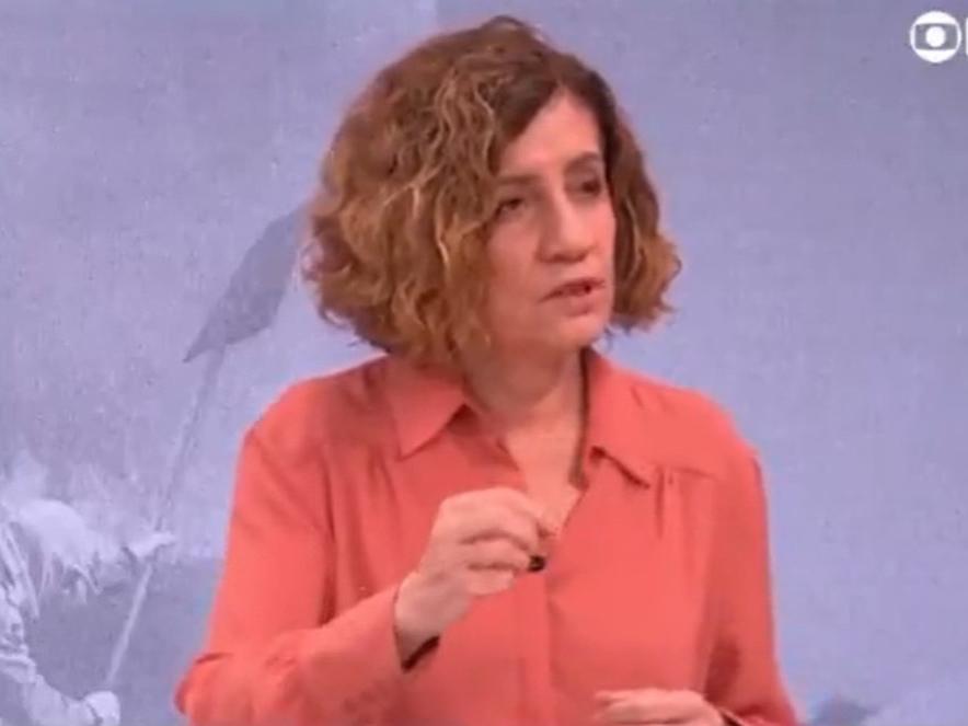 A comentarista de 73 anos interrompeu a análise sobre política econômica no Edição das 18h, mudou de posição no estúdio e seguiu com a participação ao lado da apresentadora