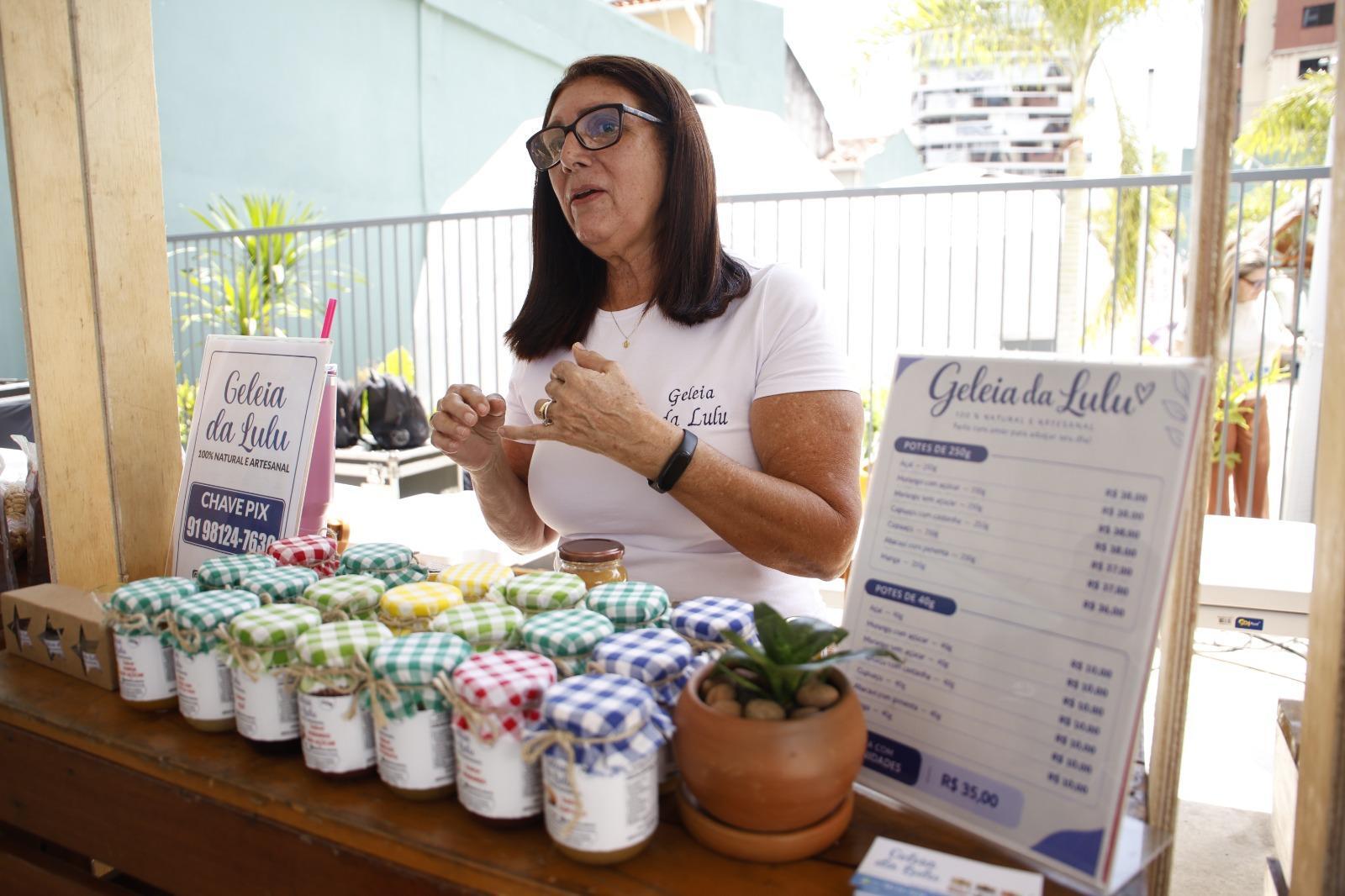 Lurdes Vasconcelos, empreendedora no ramo de geleias naturais