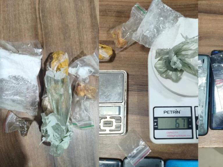 Trio é preso com drogas em Parauapebas.