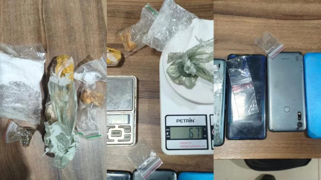 Trio é preso com drogas em Parauapebas.