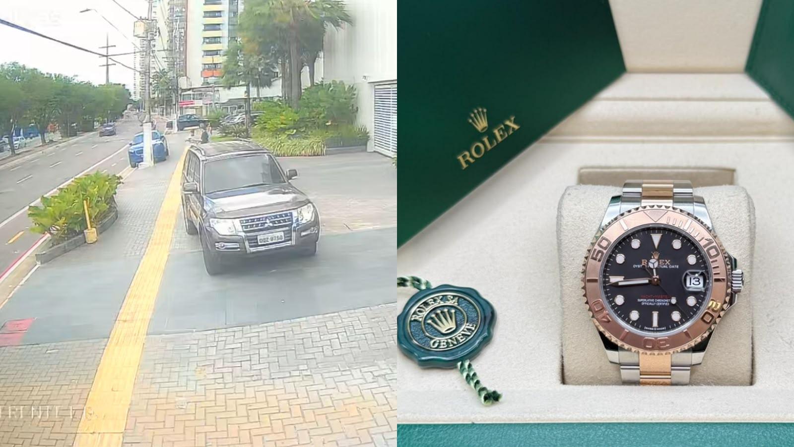Em Belém, homem oferece recompensa de R$ 15 mil para encontrar Rolex roubado.