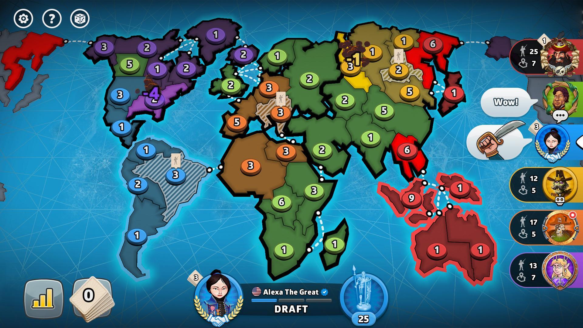 Risk é um jogo de estratégia similar ao War. (Reprodução)