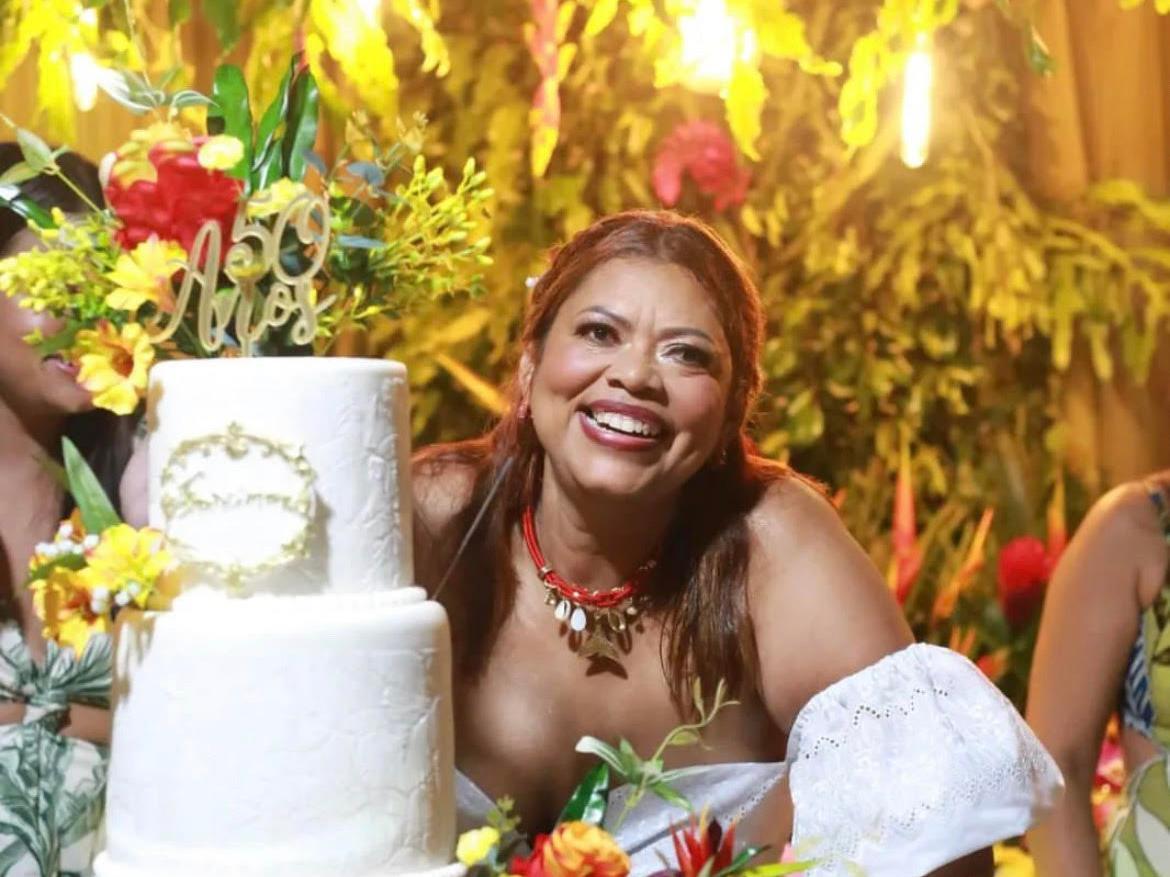Francimone Oliveira comemora a chegada dos 50 anos