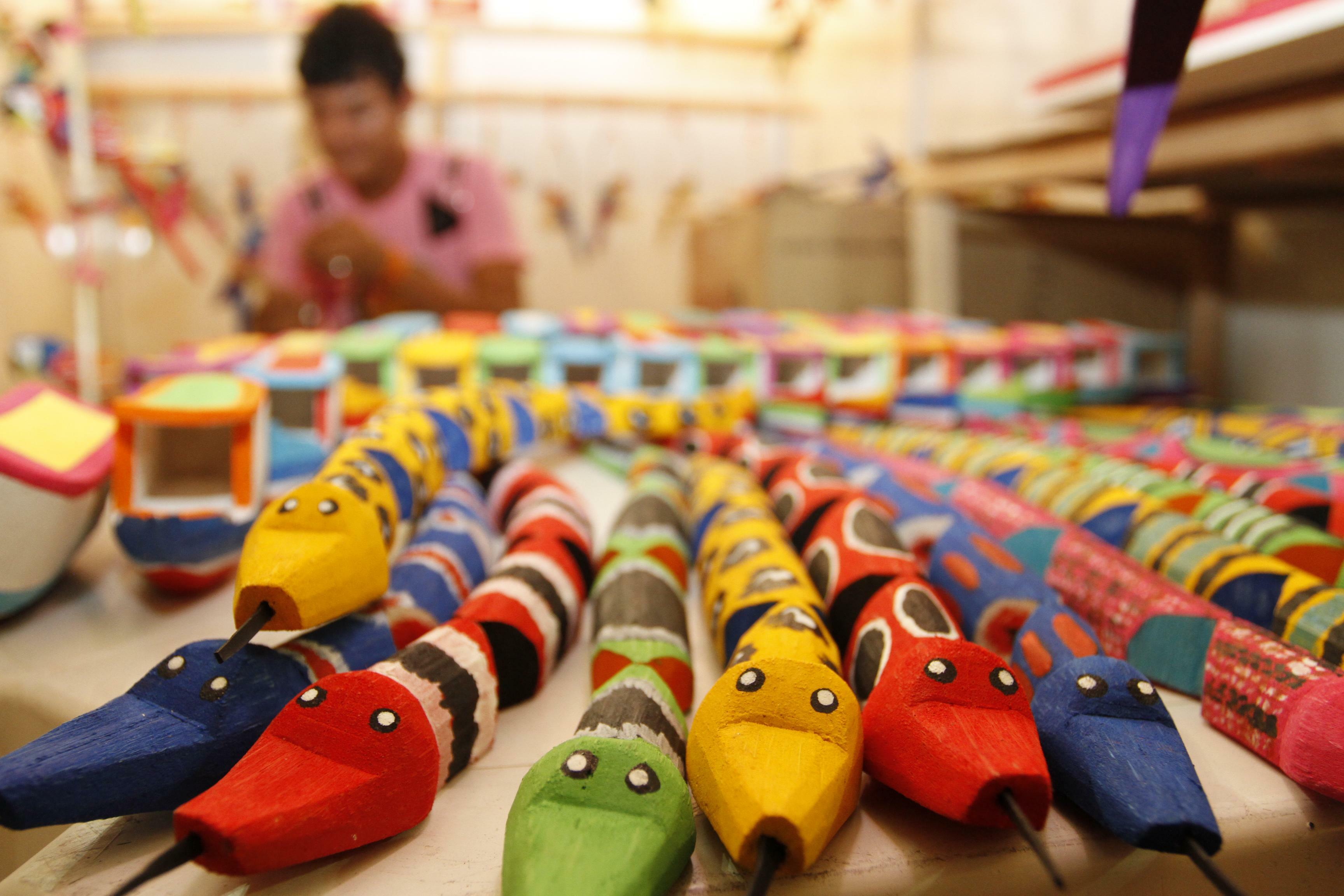 Imagem ilustrativa de brinquedos de miriti.