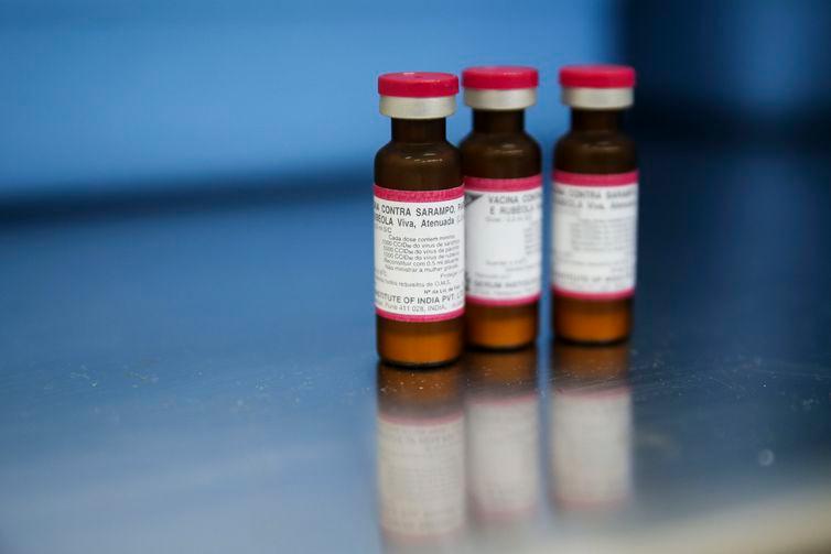 Desde o início do ano, nove estados e o DF receberam 14,8 milhões de doses da vacina tríplice viral