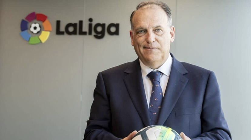 Javier Tebas atua como presidente da LaLiga desde 2013