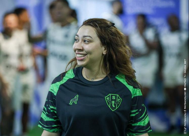 Thaysse Gomes é quem e lida com o elenco bicolor quando o assunto é a mente.(Foto: Ascom/Paysandu)